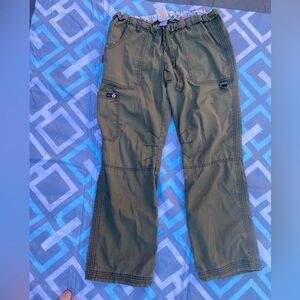 Olive green Koi Scrub Pants - M